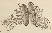 An illustration from Le magicien des salons, ou, Le diable couleur de rose : recueil nouveau de tours d'escamotage, de physique amusante, de chimie récréative, de tours de cartes, magie blanche, etc., etc. (1873)