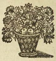 An illustration from Le maistre d'hostel : qui apprend l'ordre de bien seruir sur table & d'y ranger les seruices : ensemble le sommelier, qui enseigne la maniere de bien plier le linge en plusieurs figures : et à faire toutes sortes de confitures, tant seiches que liquides : comme aussi toutes sortes de dragées, & autres gentillesses fort vtiles à tout le monde : auec vne table alphabetique des matieres qui sont traittées dans ce liure (1659)