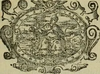 An illustration from Le marauiglie dell'arte, ouero, Le vite de gl'illustri pittori veneti, e dello stato : oue sono raccolte le opere insigni, i costumi, & i ritratti loro : con la narratione delle historie, delle fauole, e delle moralità da quelli dipinte (1648)