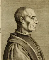 An illustration from Le marauiglie dell'arte, ouero, Le vite de gl'illustri pittori veneti, e dello stato : oue sono raccolte le opere insigni, i costumi, & i ritratti loro : con la narratione delle historie, delle fauole, e delle moralità da quelli dipinte (1648)