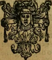 An illustration from Le marauiglie dell'arte, ouero, Le vite de gl'illustri pittori veneti, e dello stato : oue sono raccolte le opere insigni, i costumi, & i ritratti loro : con la narratione delle historie, delle fauole, e delle moralità da quelli dipinte (1648)