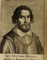 An illustration from Le marauiglie dell'arte, ouero, Le vite de gl'illustri pittori veneti, e dello stato : oue sono raccolte le opere insigni, i costumi, & i ritratti loro : con la narratione delle historie, delle fauole, e delle moralità da quelli dipinte (1648)
