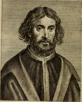 An illustration from Le marauiglie dell'arte, ouero, Le vite de gl'illustri pittori veneti, e dello stato : oue sono raccolte le opere insigni, i costumi, & i ritratti loro : con la narratione delle historie, delle fauole, e delle moralità da quelli dipinte (1648)