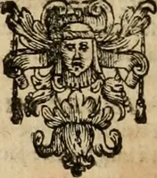 An illustration from Le marauiglie dell'arte, ouero, Le vite de gl'illustri pittori veneti, e dello stato : oue sono raccolte le opere insigni, i costumi, & i ritratti loro : con la narratione delle historie, delle fauole, e delle moralità da quelli dipinte (1648)