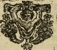 An illustration from Le marauiglie dell'arte, ouero, Le vite de gl'illustri pittori veneti, e dello stato : oue sono raccolte le opere insigni, i costumi, & i ritratti loro : con la narratione delle historie, delle fauole, e delle moralità da quelli dipinte (1648)