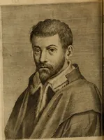 An illustration from Le marauiglie dell'arte, ouero, Le vite de gl'illustri pittori veneti, e dello stato : oue sono raccolte le opere insigni, i costumi, & i ritratti loro : con la narratione delle historie, delle fauole, e delle moralità da quelli dipinte (1648)