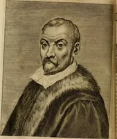 An illustration from Le marauiglie dell'arte, ouero, Le vite de gl'illustri pittori veneti, e dello stato : oue sono raccolte le opere insigni, i costumi, & i ritratti loro : con la narratione delle historie, delle fauole, e delle moralità da quelli dipinte (1648)