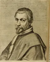 An illustration from Le marauiglie dell'arte, ouero, Le vite de gl'illustri pittori veneti, e dello stato : oue sono raccolte le opere insigni, i costumi, & i ritratti loro : con la narratione delle historie, delle fauole, e delle moralità da quelli dipinte (1648)