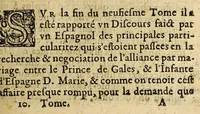 An illustration from Le mercure françois, ou, La suitte de l'histoire de la paix. : Commençant l'an M. D.CV. pour suitte du septenaire du D. Cayer, & finissant au sacre du tres-Chrestien roy de France & de Nauarre Loys XIII. [i.e. Cayet. From 1605 to 1635 by J. and E. Richer, and continued to 1644 by J. Renaudot] (1611)