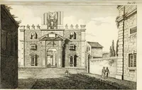 An illustration from Le mura di Roma (1820)