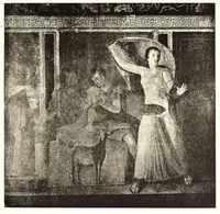 Picture 7 of 16 from Le nozze di Bacco ed Arianna : rappresentazione pittorica spettacolosa nel triclinio di una villa suburbana di Pompei (1921), leaf 83
