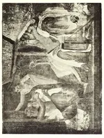 An illustration from Le nozze di Bacco ed Arianna : rappresentazione pittorica spettacolosa nel triclinio di una villa suburbana di Pompei (1921)