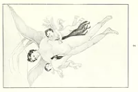 An illustration from Le nozze di Bacco ed Arianna : rappresentazione pittorica spettacolosa nel triclinio di una villa suburbana di Pompei (1921)