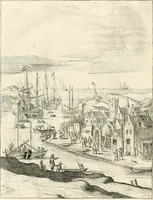 An illustration from Histoire de l'entree de la reyne mere du roy tres-chrestien dans la Grande-Bretaigne : enrichie de planches (1639)