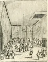 An illustration from Histoire de l'entree de la reyne mere du roy tres-chrestien dans la Grande-Bretaigne : enrichie de planches (1639)