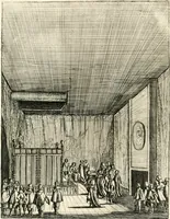 An illustration from Histoire de l'entree de la reyne mere du roy tres-chrestien dans la Grande-Bretaigne : enrichie de planches (1639)
