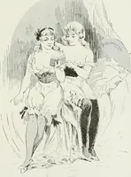 An illustration from Le pantalon féminin (1916)