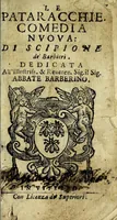 An illustration from Le pataracchie : comedia nvova (1647)