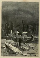 An illustration from Le pays des fourrures (1873)