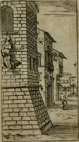 An illustration from Le pazzie de' savi, overo, Il Lambertaccio : poema tragicoeroicomico (1641)