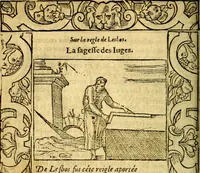 An illustration from Le pegme de Pierre Covstav (1560)