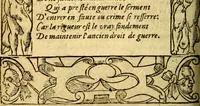 An illustration from Le pegme de Pierre Covstav (1560)