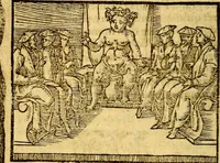 An illustration from Le pegme de Pierre Covstav (1560)