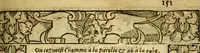 An illustration from Le pegme de Pierre Covstav (1560)
