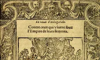 An illustration from Le pegme de Pierre Covstav (1560)