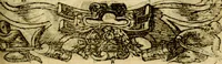 An illustration from Le pegme de Pierre Covstav (1560)