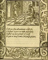 An illustration from Le pegme de Pierre Covstav (1560)