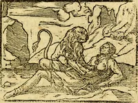 An illustration from Le pegme de Pierre Covstav (1560)