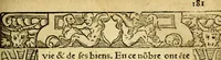 An illustration from Le pegme de Pierre Covstav (1560)