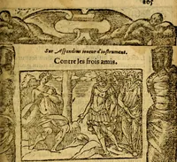 An illustration from Le pegme de Pierre Covstav (1560)