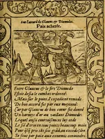An illustration from Le pegme de Pierre Covstav (1560)