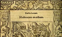 An illustration from Le pegme de Pierre Covstav (1560)