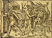An illustration from Le pegme de Pierre Covstav (1560)