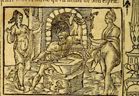 An illustration from Le pegme de Pierre Covstav (1560)