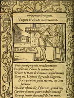 An illustration from Le pegme de Pierre Covstav (1560)