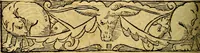 An illustration from Le pegme de Pierre Covstav (1560)