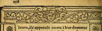 An illustration from Le pegme de Pierre Covstav (1560)