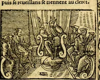 An illustration from Le pegme de Pierre Covstav (1560)