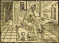 An illustration from Le pegme de Pierre Covstav (1560)