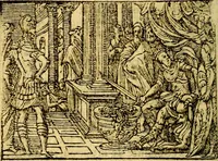 An illustration from Le pegme de Pierre Covstav (1560)