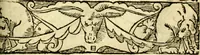 An illustration from Le pegme de Pierre Covstav (1560)