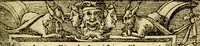 An illustration from Le pegme de Pierre Covstav (1560)