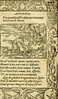 An illustration from Le pegme de Pierre Covstav (1560)
