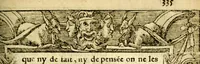 An illustration from Le pegme de Pierre Covstav (1560)