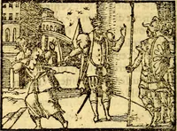 An illustration from Le pegme de Pierre Covstav (1560)