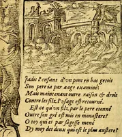 An illustration from Le pegme de Pierre Covstav (1560)